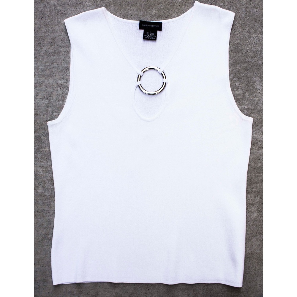 Cable & Guage Top Bright White L
